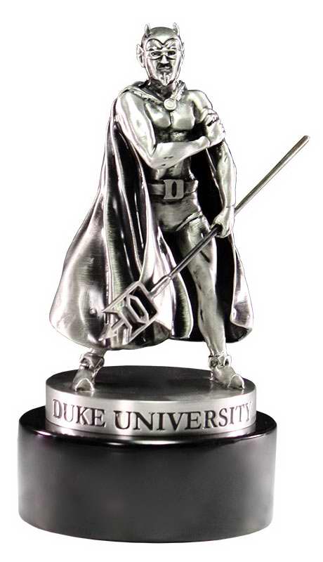 BLUE DEVILS DESKTOP SCULPTURE